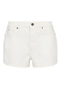 Guess Jeans Szorty jeansowe W5GD0Y D5M62 Biały Regular Fit. Kolor: biały. Materiał: bawełna #5