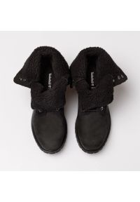 Timberland - TIMBERLAND Authentics Teddy Fleece W Botki damskie. Okazja: na spacer. Zapięcie: sznurówki. Kolor: czarny. Materiał: polar, guma, skóra. Szerokość cholewki: normalna. Sezon: zima. Styl: elegancki, klasyczny #6