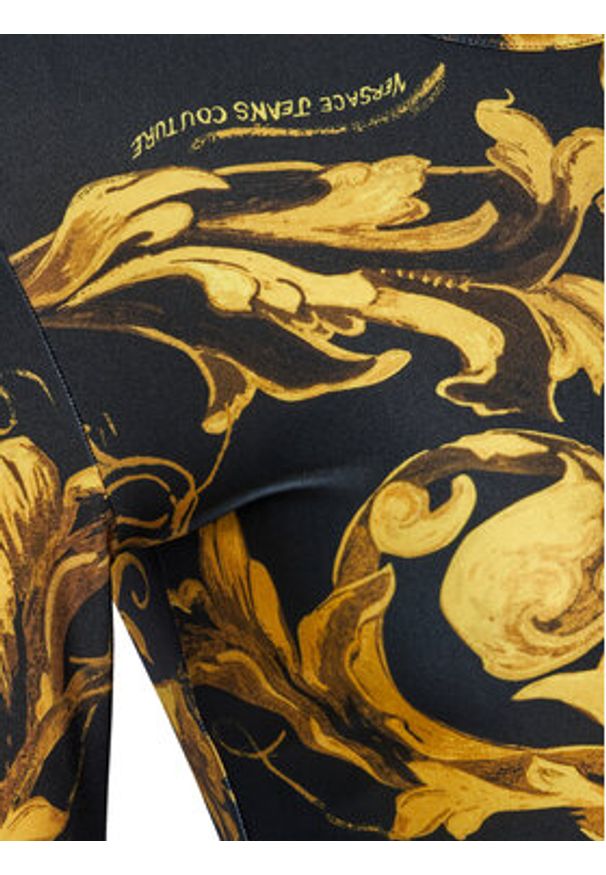 Versace Jeans Couture Body 79HAM221 JS501 Czarny Slim Fit. Kolor: czarny. Materiał: syntetyk