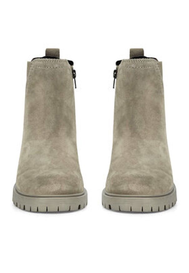 Lasocki Botki CEO-WI16-D-466-02 Beżowy. Kolor: beżowy. Materiał: zamsz, skóra