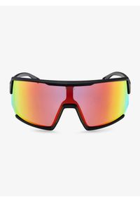 Okulary na rower GOG Zeus - black/poly.red. Kolor: czarny. Sport: kolarstwo