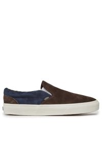 Vans Tenisówki Classic Slip-On VN000BVZBF11 Brązowy. Zapięcie: bez zapięcia. Kolor: brązowy. Materiał: zamsz, skóra #1