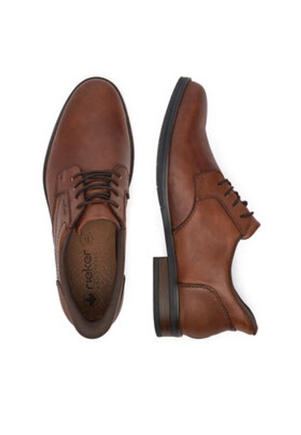 Rieker Półbuty CEO-10353-24 Brązowy. Kolor: brązowy. Materiał: skóra