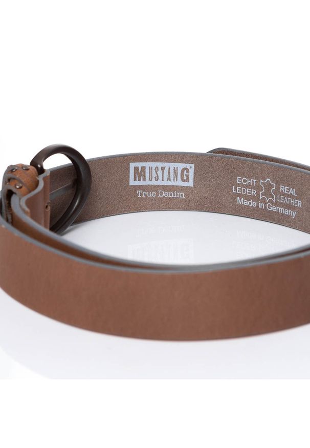 Mustang - DAMSKI PASEK MUSTANG PASEK SKÓRZANY MW3003R03 623 35mm Ledergürtel Q.1869. Materiał: skóra. Styl: klasyczny