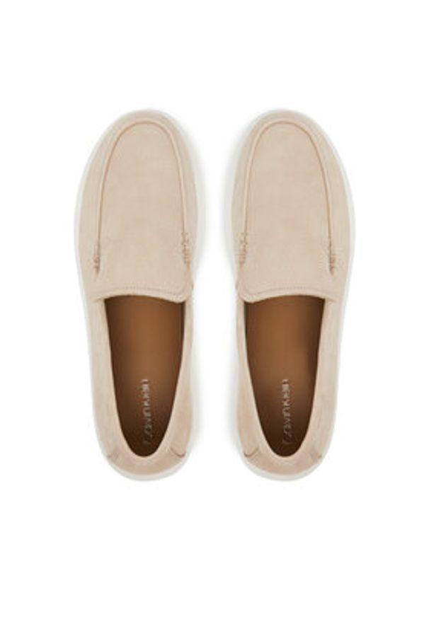 Calvin Klein Mokasyny Hybrid Moccasin Nu HM0HM01902 Beżowy. Kolor: beżowy. Materiał: skóra