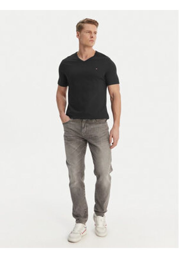 TOMMY HILFIGER - Tommy Hilfiger Komplet t-shirtów UM0UM03865 Czarny Regular Fit. Kolor: czarny. Materiał: bawełna