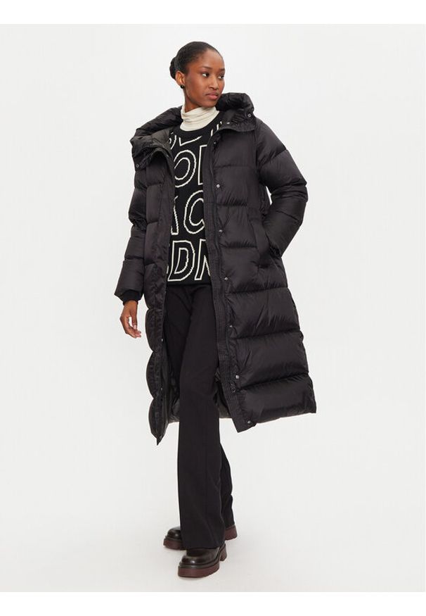 Hetrego - Hetregó Kurtka puchowa Karen 8N605 Czarny Regular Fit. Kolor: czarny. Materiał: syntetyk. Sezon: zima