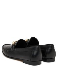 TOMMY HILFIGER - Tommy Hilfiger Lordsy Th Chain Leather Loafer FW0FW08956 Czarny. Kolor: czarny. Materiał: skóra #5