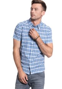 Wrangler - KOSZULA MĘSKA WRANGLER SS 1PKT BDOWN SHIRT PLACID BLUE W5J11OB15 112130159 #6