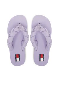 Tommy Jeans Japonki Braided Thong Beach Sandal EN0EN02877 Fioletowy. Kolor: fioletowy. Materiał: materiał #5