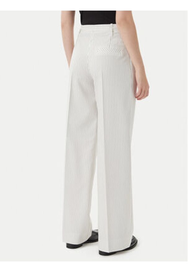 Hugo - HUGO Spodnie materiałowe Hejuly 50559202 Biały Loose Fit. Kolor: biały. Materiał: syntetyk