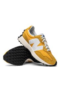 Sneakersy męskie New Balance 327 (MS327LI1). Okazja: na co dzień, na spacer, do pracy. Kolor: żółty. Sport: turystyka piesza
