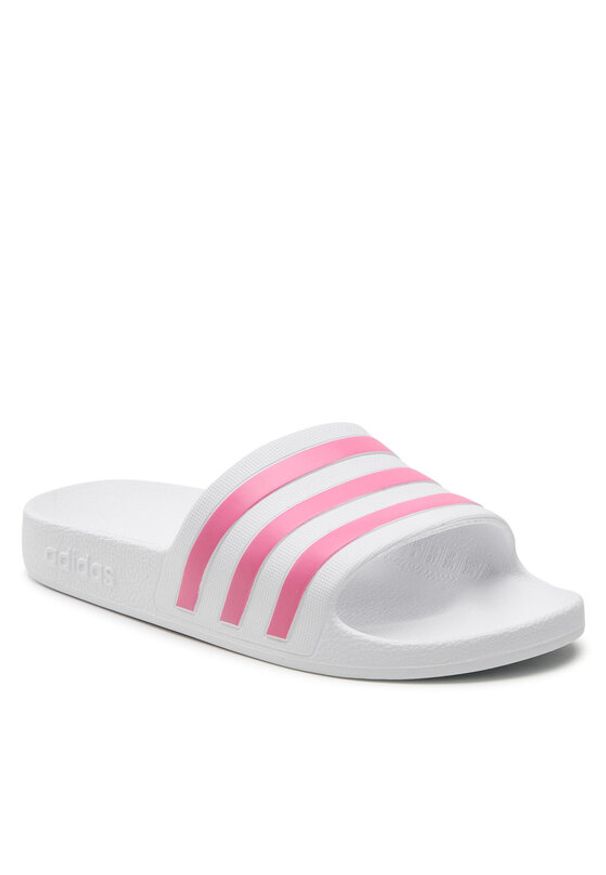 Adidas - adidas Klapki adilette Aqua GZ5237 Biały. Kolor: biały