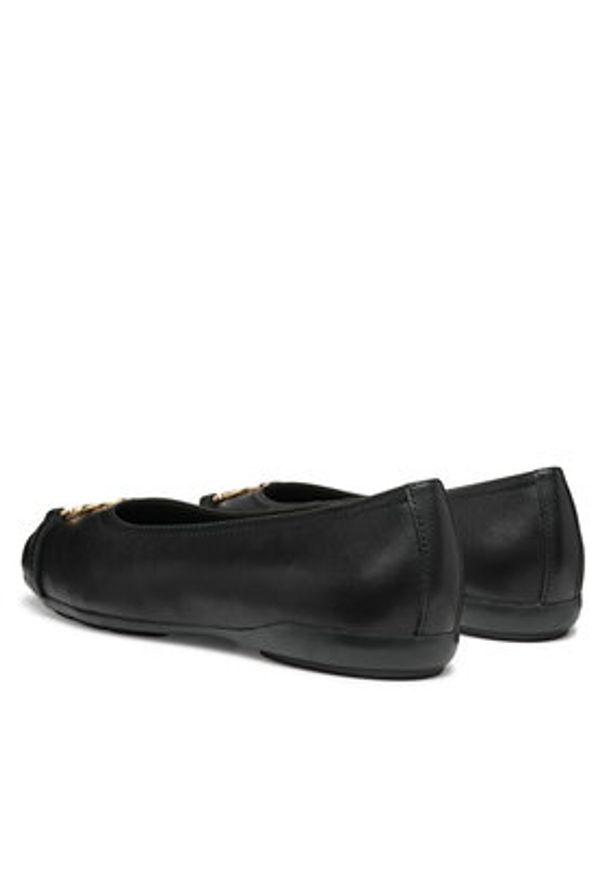 Geox Baleriny D Annytah W D55XYA 00085 C9999 Czarny. Kolor: czarny. Materiał: skóra