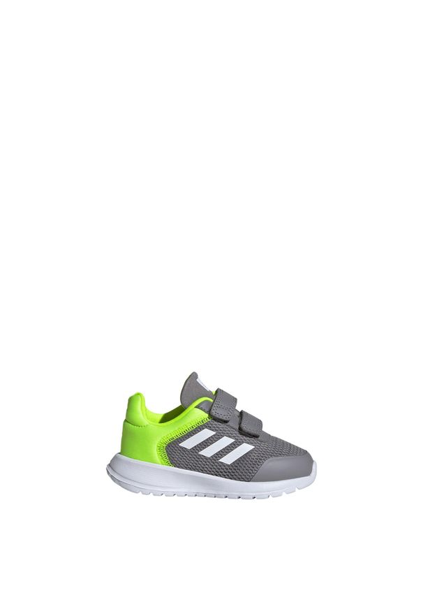 Adidas - Tensaur Run Shoes. Kolor: biały, wielokolorowy, żółty, szary. Materiał: materiał. Sport: bieganie