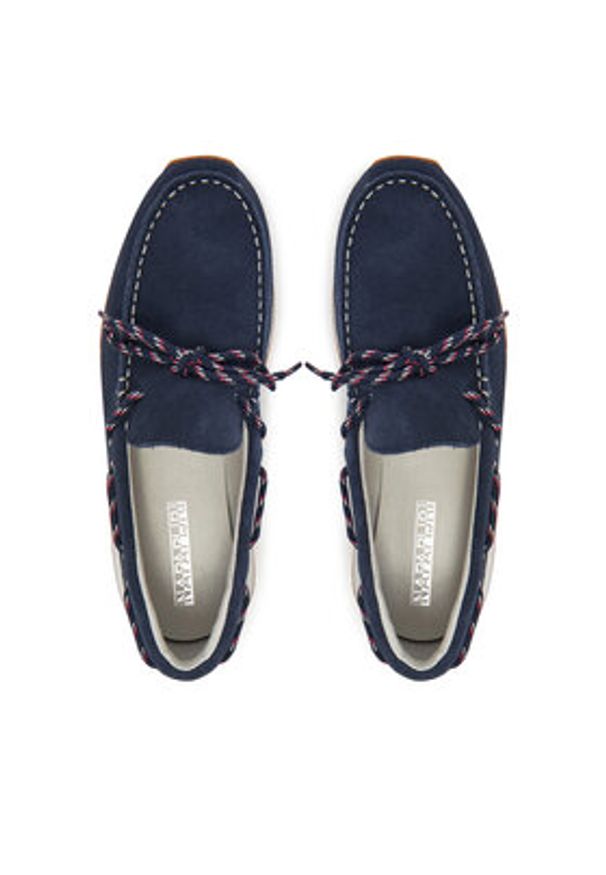 Napapijri Mokasyny Blaze NP0A4IR1 Granatowy. Kolor: niebieski. Materiał: zamsz, skóra