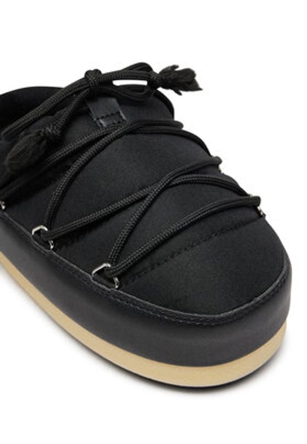 Moon Boot Klapki Evx 80D1470030 Czarny. Kolor: czarny. Materiał: skóra