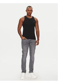 Emporio Armani Underwear Tank top EM000385 AF10771 UC001 Czarny Slim Fit. Kolor: czarny. Materiał: bawełna