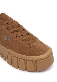 Tommy Jeans Sneakersy Platform Sneaker EN0EN03132 Brązowy. Kolor: brązowy. Materiał: skóra, zamsz. Obcas: na platformie #4