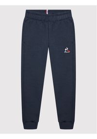 Le Coq Sportif Spodnie dresowe 2210491 Granatowy Slim Fit. Kolor: niebieski. Materiał: bawełna