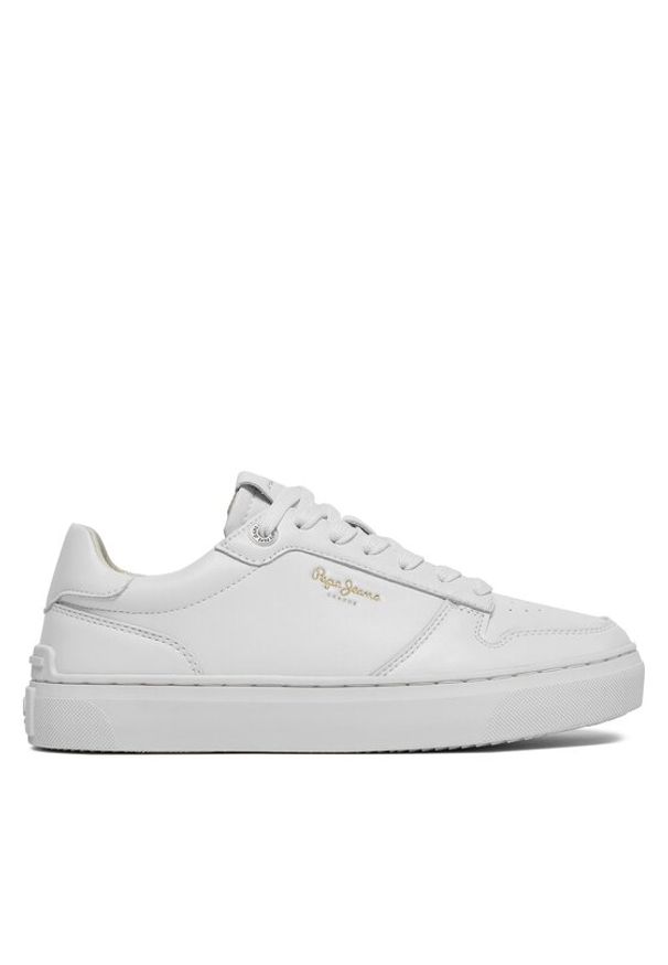 Pepe Jeans Sneakersy Camden Supra W PLS00002 Biały. Kolor: biały. Materiał: skóra