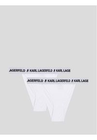 Karl Lagerfeld - KARL LAGERFELD Komplet 2 par fig brazylijskich 225W2141 Biały. Kolor: biały. Materiał: lyocell #1