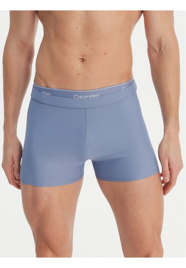 Calvin Klein Swimwear Kąpielówki LV00N61026 Niebieski. Kolor: niebieski. Materiał: syntetyk