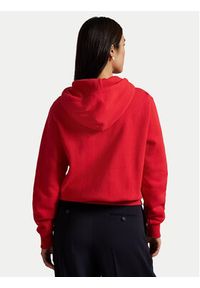 Polo Ralph Lauren Bluza 211971699005 Czerwony Relaxed Fit. Typ kołnierza: polo. Kolor: czerwony. Materiał: bawełna #2