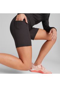 Puma - Spodenki fitness damskie PUMA Fit 5" Short. Kolor: czarny. Sport: fitness