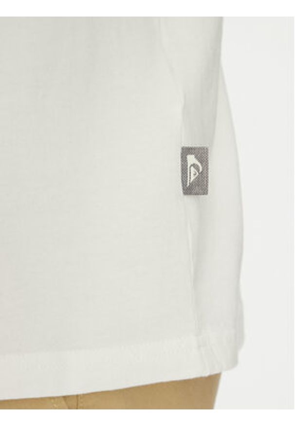 Quiksilver T-Shirt EQYZT08032 Écru Oversize. Materiał: bawełna