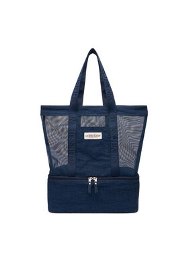 Guess Jeans Torebka CWBEO-GUESS-M-004-09 Granatowy. Kolor: niebieski