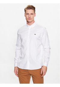 Lacoste Koszula CH2933 Biały Regular Fit. Kolor: biały. Materiał: bawełna #1