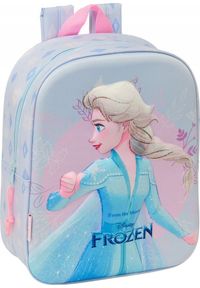 Plecak turystyczny Safta Plecak przedszkolny dla dziewczynki KRAINA LODU FROZEN ELSA 3D DISNEY. Wzór: motyw z bajki