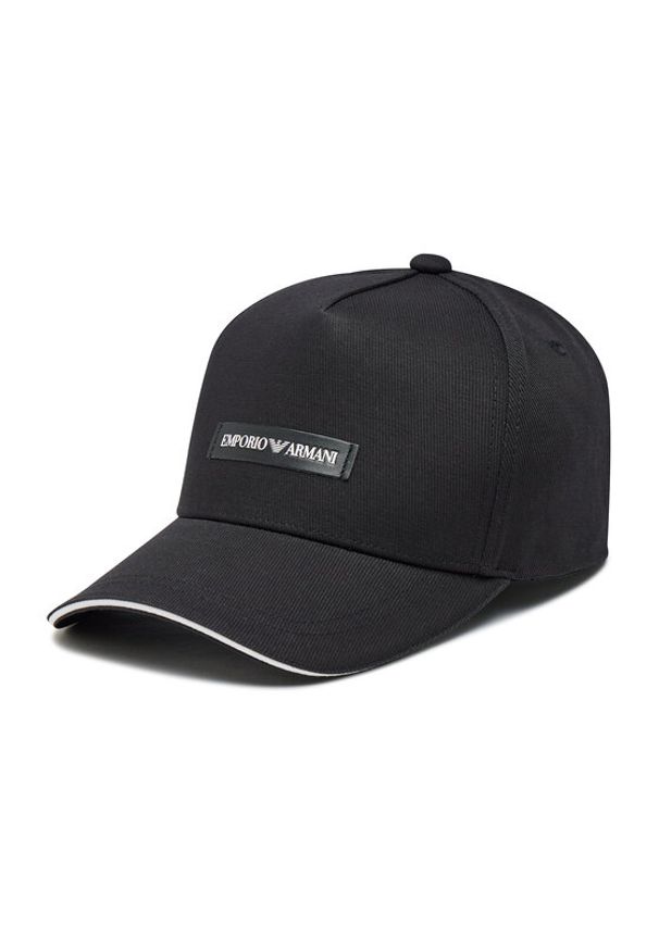 Emporio Armani Czapka z daszkiem 627921 CC991 00020 Czarny. Kolor: czarny. Materiał: materiał