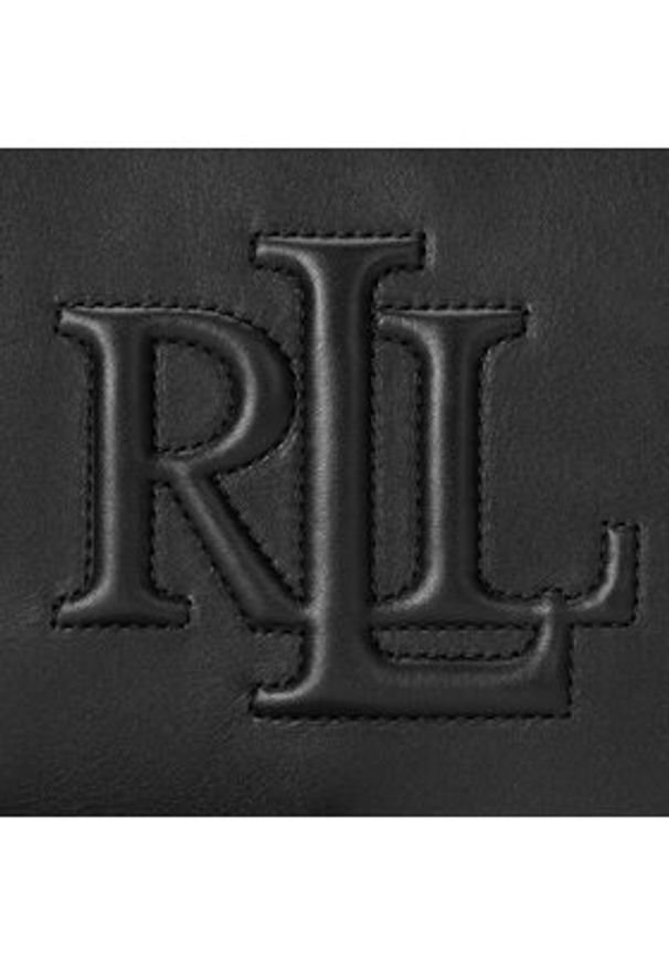 Lauren Ralph Lauren Torebka 431950130002 Czarny. Kolor: czarny. Materiał: skórzane