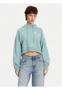 Converse Bluza Chuck Taylor 10027616-A03 Niebieski Boxy Fit. Kolor: niebieski. Materiał: bawełna #1