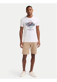Petrol Industries T-Shirt M-1050-TSR602 Biały Regular Fit. Kolor: biały. Materiał: bawełna #5