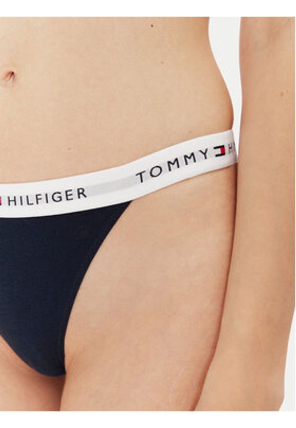 TOMMY HILFIGER - Tommy Hilfiger Komplet 3 par stringów UW0UW05757 Kolorowy. Materiał: bawełna. Wzór: kolorowy