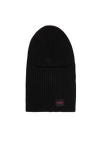Hugo - HUGO Czapka Xala 50524591 Czarny. Kolor: czarny. Materiał: wełna
