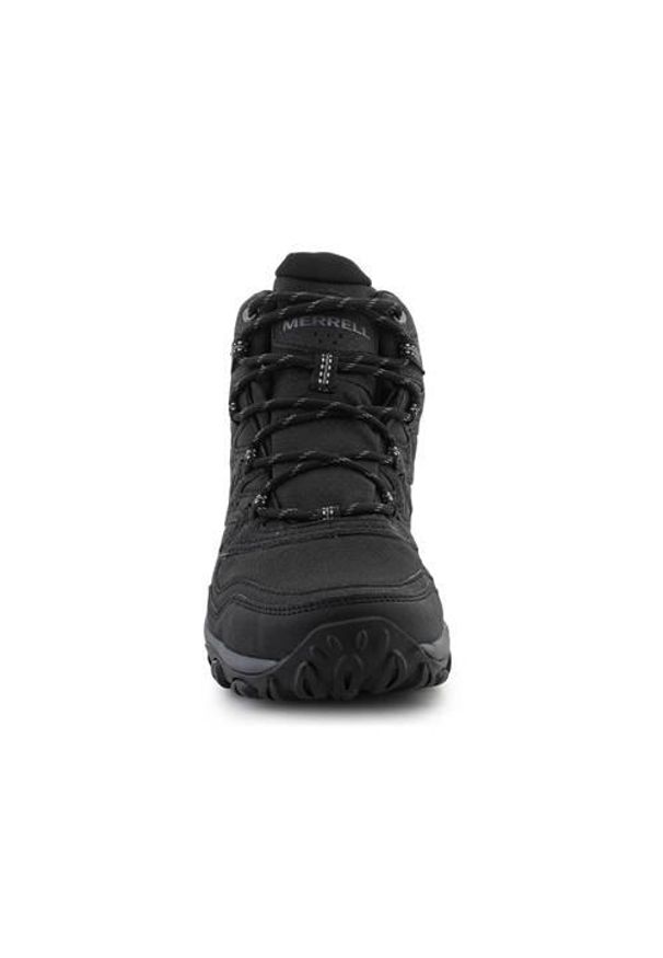 Buty trekkingowe męskie Merrell West Rim Sport Mid Gtx. Zapięcie: sznurówki. Kolor: czarny. Materiał: materiał, syntetyk, tkanina. Szerokość cholewki: normalna
