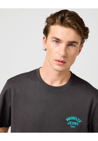 Wrangler - MESKA KOSZULKA WRANGLER SMALL LOGO TEE FADED BLACK 112362800 #3