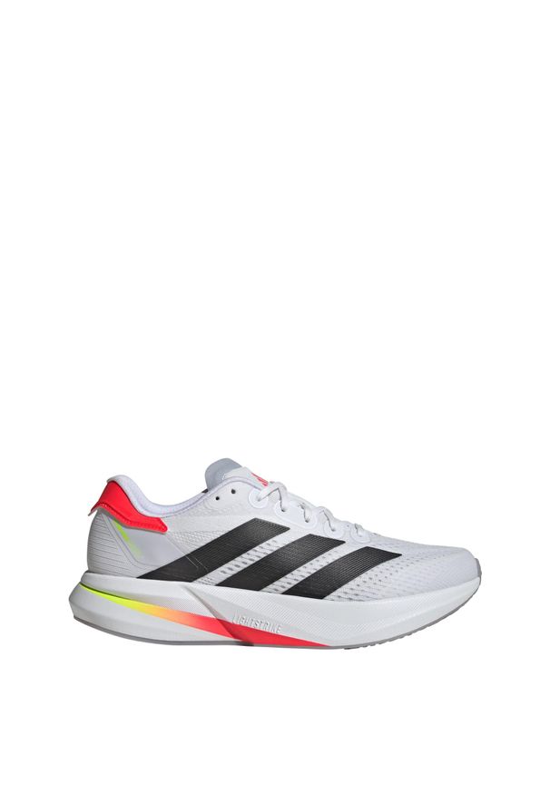 Adidas - Buty Duramo Speed 2 Running. Kolor: biały, czarny, czerwony, wielokolorowy. Materiał: materiał. Sport: bieganie