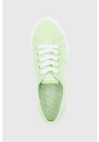 Pepe Jeans tenisówki brady w basic damskie kolor zielony. Nosek buta: okrągły. Zapięcie: sznurówki. Kolor: zielony. Materiał: guma #5