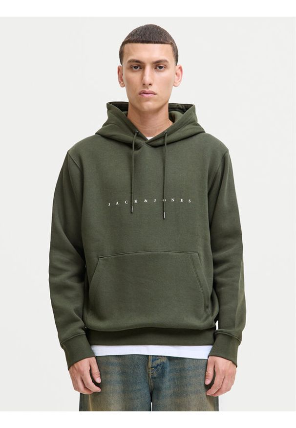 Jack & Jones - Jack&Jones Bluza Star 12233972 Zielony Relaxed Fit. Kolor: zielony. Materiał: bawełna