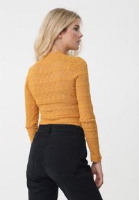 Born2be - Żółty Sweter Designat. Kolor: żółty #2