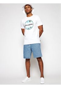 Billabong T-Shirt Rotor Fill U1SS63BIF0 Biały Regular Fit. Kolor: biały. Materiał: bawełna #5