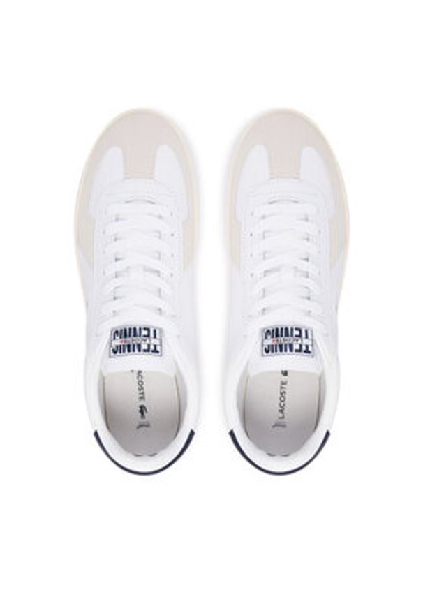 Lacoste Sneakersy Baseshot Pro 50SMA0040 Biały. Kolor: biały. Materiał: skóra