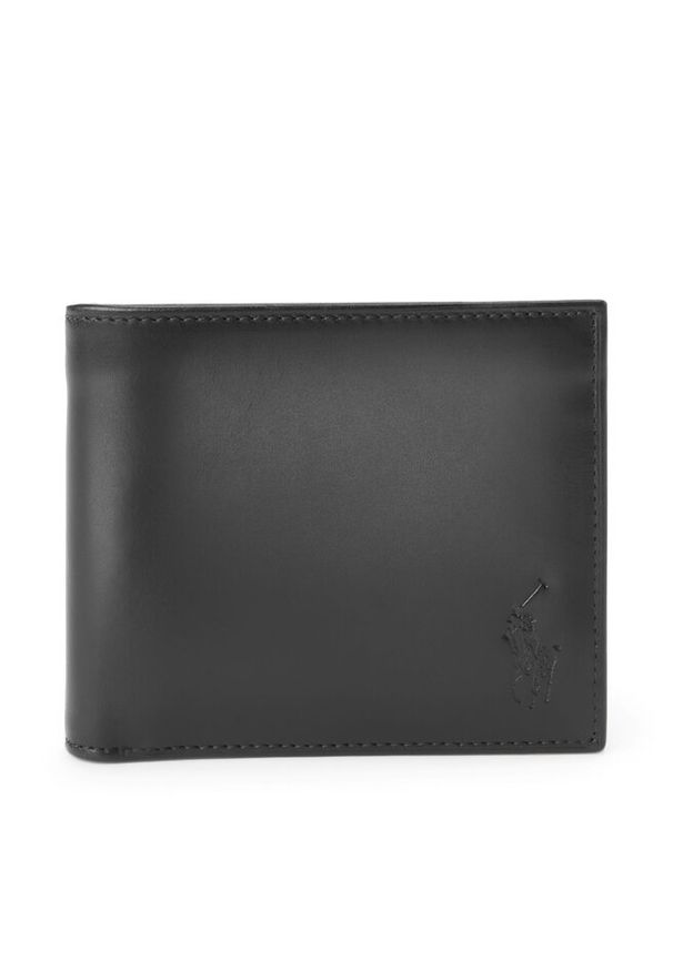Duży Portfel Męski Polo Ralph Lauren. Kolor: czarny