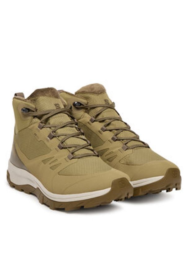 salomon - Salomon Trekkingi Outsnap Waterproof L47854000 Zielony. Kolor: zielony. Materiał: materiał. Sport: turystyka piesza