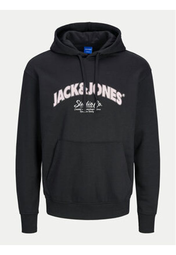 Jack & Jones Bluza Bronx 12262919 Czarny Regular Fit. Kolor: czarny. Materiał: bawełna
